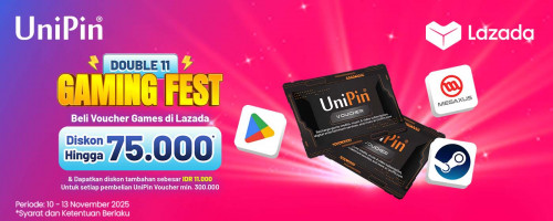 🎮 Lazada Double 11 Gaming Fest: Waktunya Top-Up Lebih Hemat!